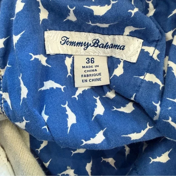 Tommy Bahama Linen Cotton Chino Shorts Light Khaki Size 36 - Picture 10 of 12